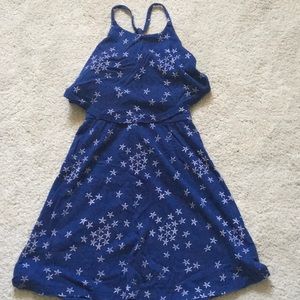 Navy blue summer dress